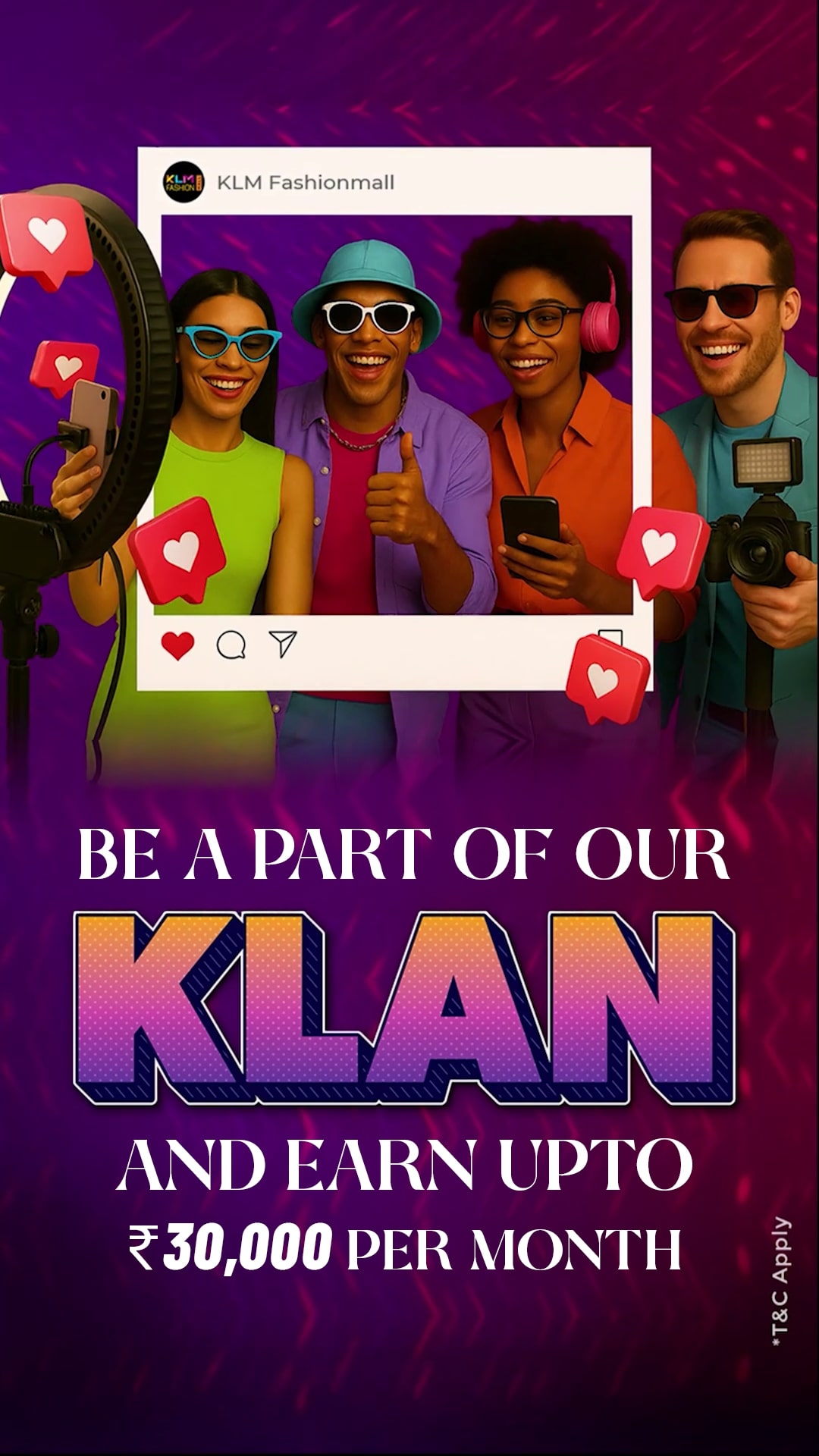 An influencer showcasing a product